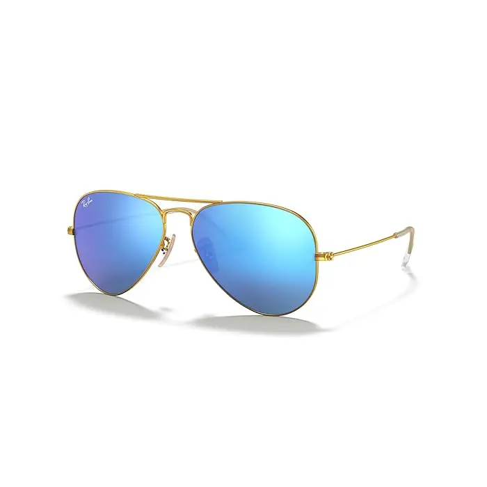 Classic Mirrored Aviator Sunglasses image